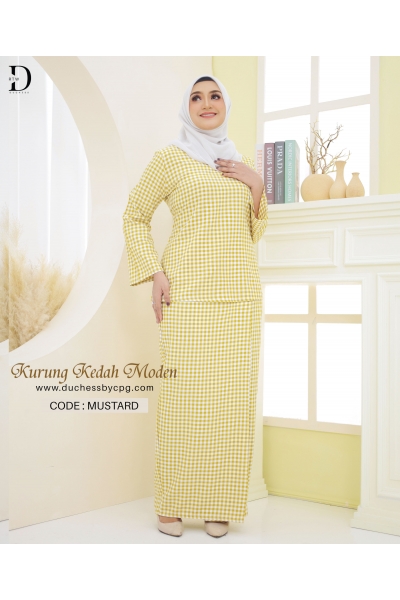 KURUNG KEDAH - MUSTARD